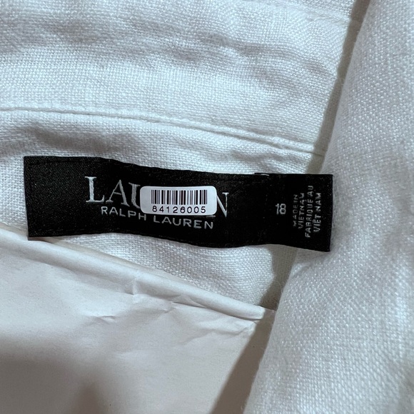 White linen dress - Picture 2 of 2